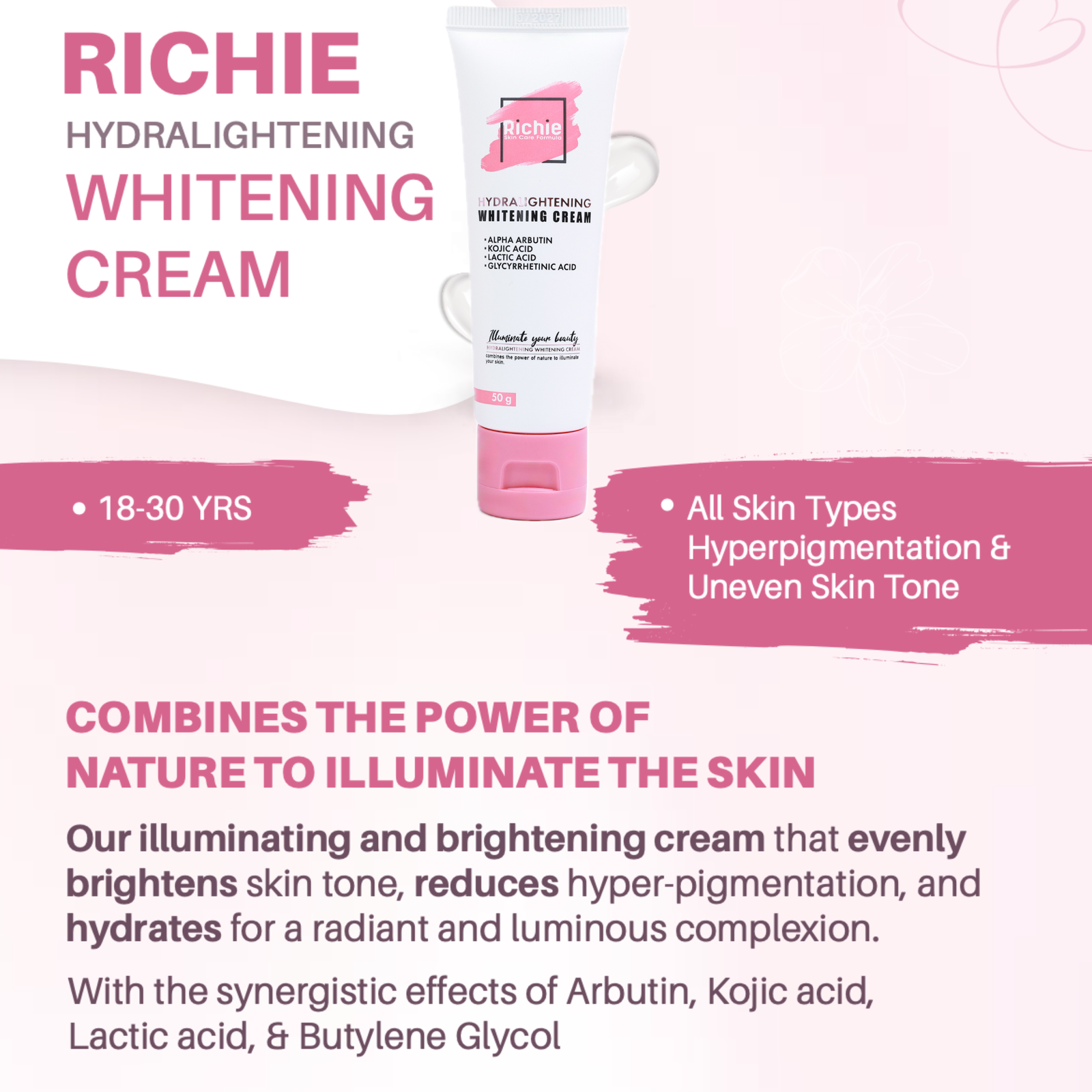 Richie Hydra-Lightening whitening face cream