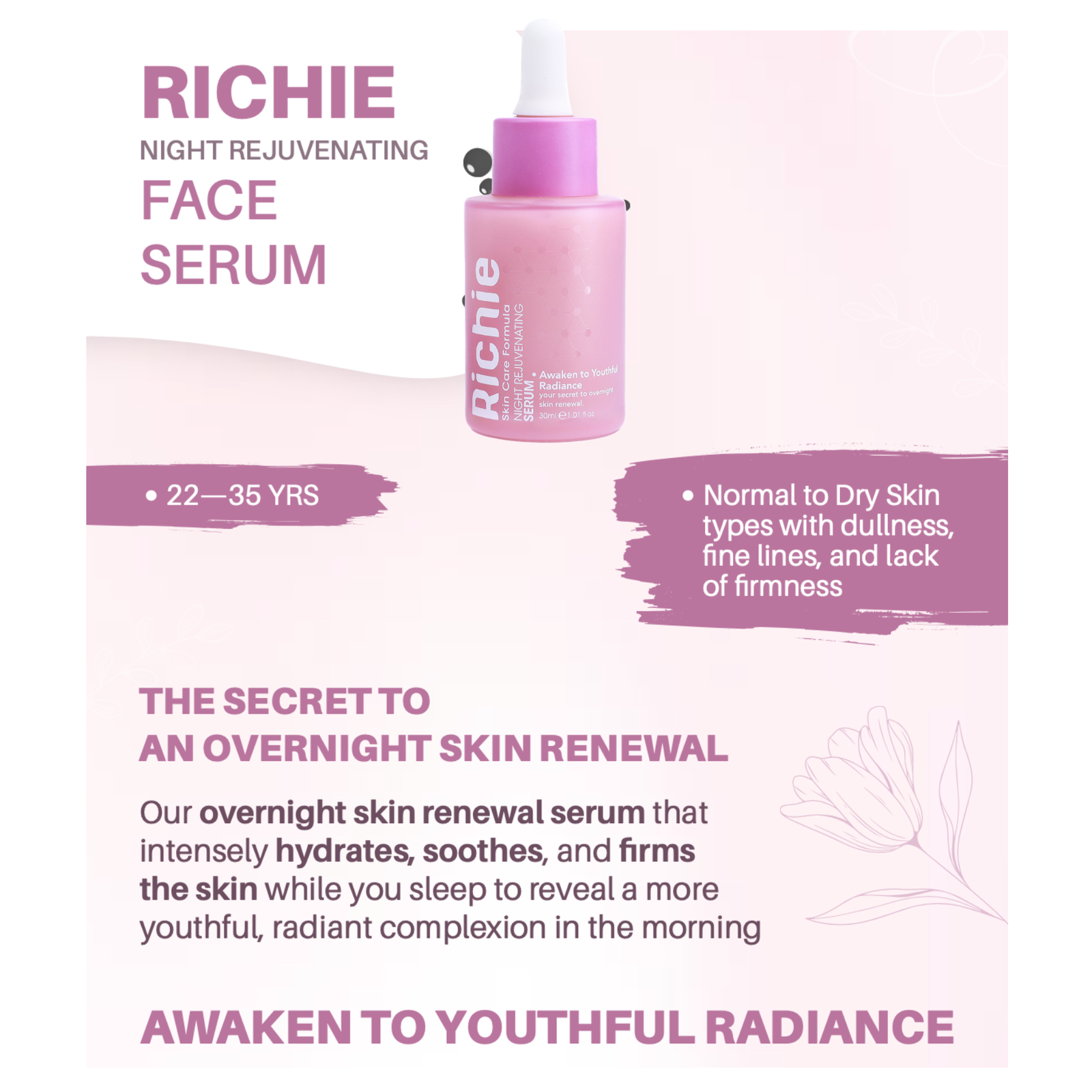 Richie night Skin Renewal Trio