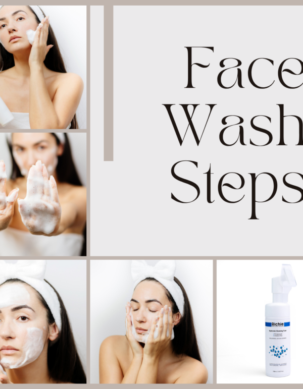 Modern Face Wash Steps Instagram Post