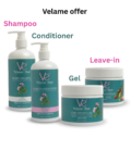 Velame leave-in, Gel, Shampoo, Conditioner